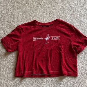 Fairfield University Nike Crop Top